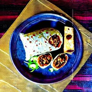 Manchurian cheese schezwan frankie