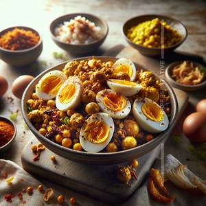Boiled Bhurji Sukha