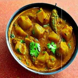 Aloo simla mirchi