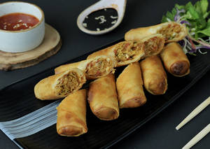 Chicken Dragon Spring Rolls