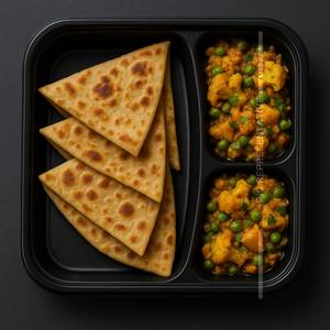 ( 3 Pcs) Paratha + Sabzi
