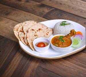Chicken curries meal