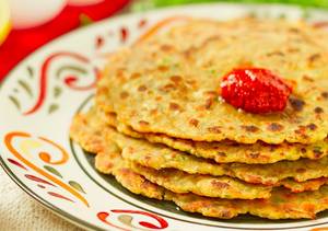 Missi Roti Stuffed