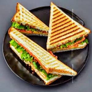 Aloo matar cheese grill sandwich