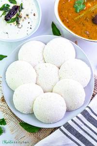 Steamed Idli.                                                            