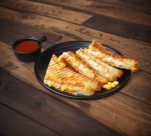 Cheese corn sandwich