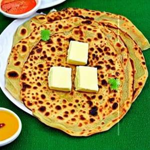 Jain alu paneer parantha