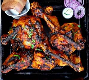 Pepper barbeque chicken [half]