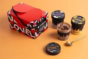 125 Ml Ice Cream Tubs (Pack Of 3)