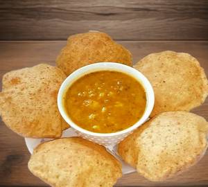 Atta Kadhi Ki Puri [8Pcs] With Aloo Sabji [600ml]