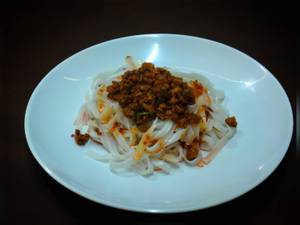 Chicken keema noodles