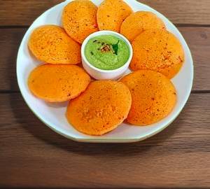 Carrot mini idli pcs 14