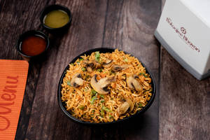 Schezwan Mushroom Fried Rice