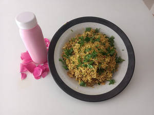 Combo-1(bhel Puri & Rose Milk)