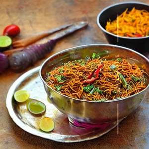 Sev bhaji tadka