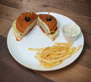 Lebanese chicken burger