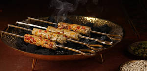 Chicken Gilafi Seekh Kebabs