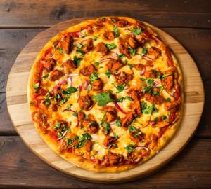 Barbeque chicken pizza