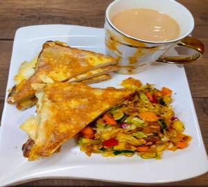 Veg Grilled Sandwich+ 250ml coca cola