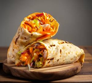 Schezwan chicken wrap