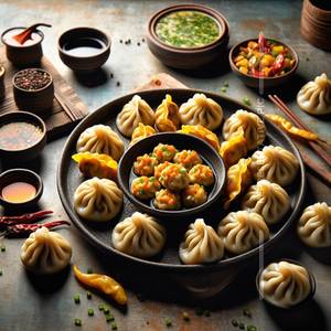 Paneer Momos                                           