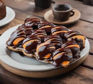 Dark Chocolate mini pancakes