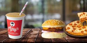 Veg burger+Cold Coffee                                           