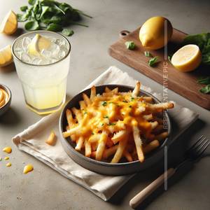 Cheesy Fries + Fresh Lemonade