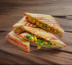 Corn Capsicum Sandwich