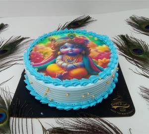 Baby Krishna Janmashtami Cake                                                    