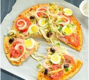 Boiled Eggs Pizza (Medium)