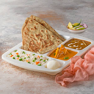 Special Thali With Tawa Parantha