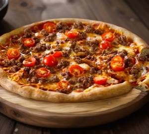 Beef pizza