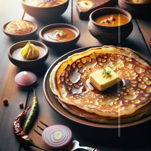 Butter Uttapam                                         