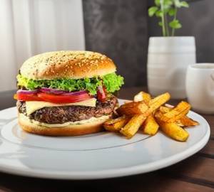 Aloo tikki burger