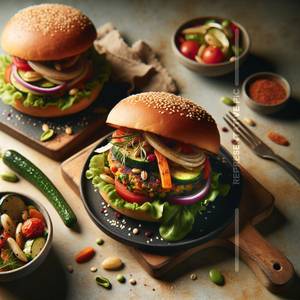 Aloo Tikki Burger                                           