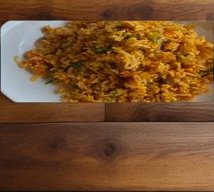 Chicken  Schezwan fried Rice 