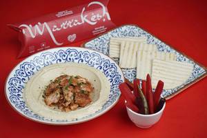 Grilled Chicken with Hummus