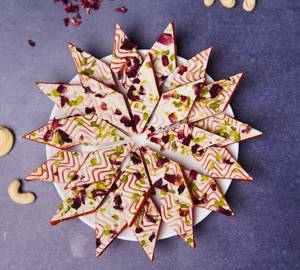 Rose Kaju Katli