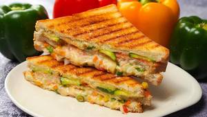 Veggie Cheese Grilled Sandwich