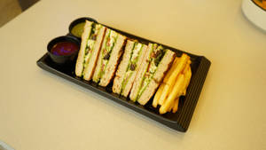 Focaccia Pesto Sandwich