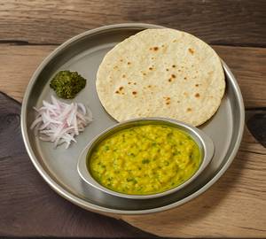 Pithla with 2 Chapati