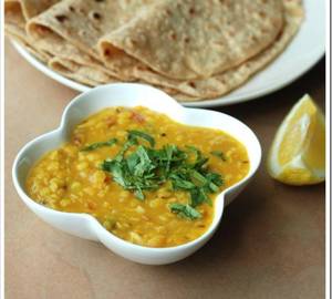Dal Fry + 4 Roti                                                      