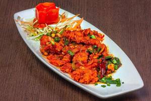 Garlic Chicken Dry Bone Less