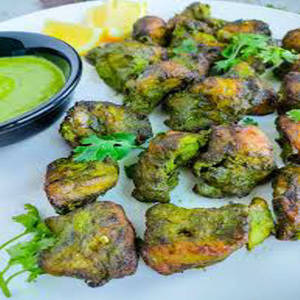 Hari Mirchi Chicken Kebab