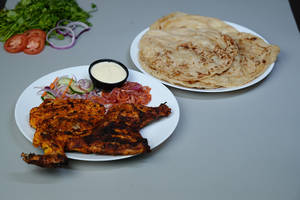 Barbeque Chicken Al Faham With Porotta Combo