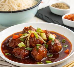 Veg Manchurian   { No Onion-Garlic}