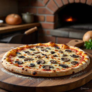 Mushroom pizza