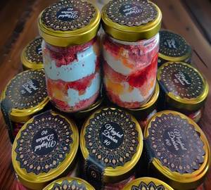 Red Velvet Pastry Jar