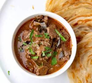 2Pc Parrota+Beef Gravy (Boneless)+Kozhambu